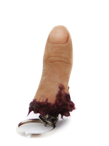 Severed Finger Keychains